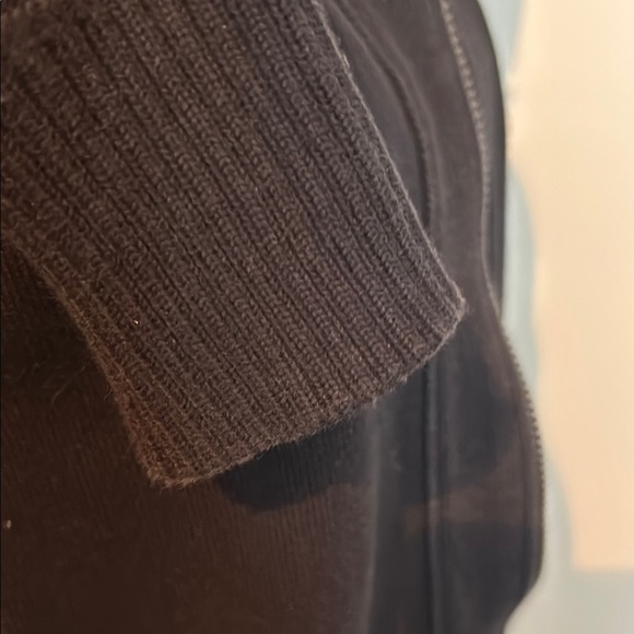 Mexx Vintage Black Ribbed Zip-Up Jacket - Picture 5 of 7